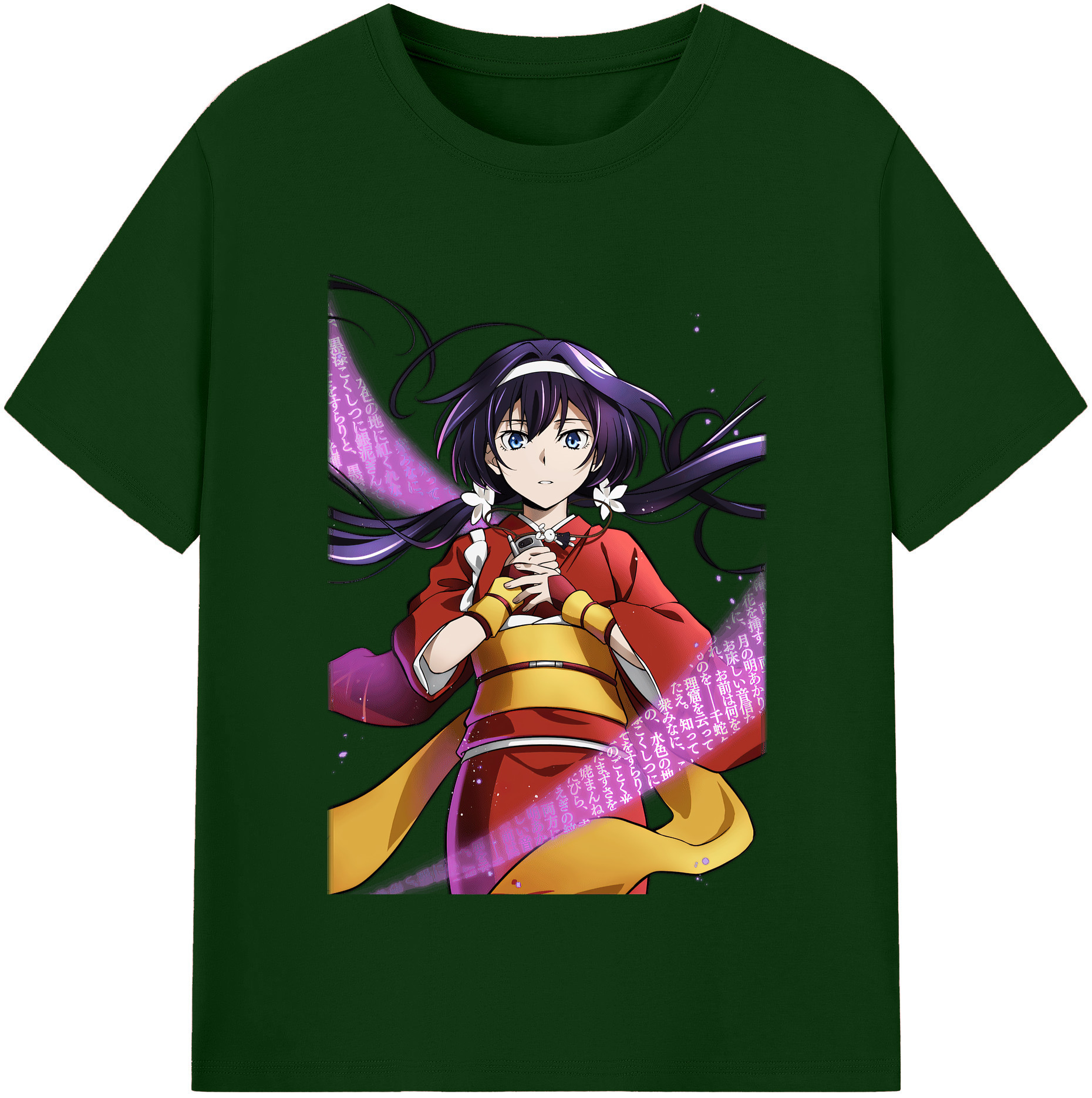（画像用） 文豪ストレイドッグス Bungo Stray Dogs 綿100％半袖Tシャツ（フロントプリント）